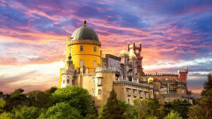Pena Palace in Sintra. You can visit in our Sintra Tour